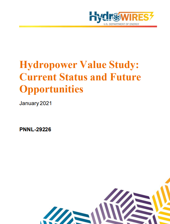 [PNNL] Hydropower Value Study: Current Status and Future Opportunities ...